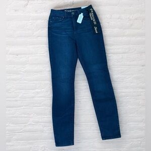 Natural Reflections High Rise Slim Leg Jeans Sz 6 (6A) Dark Wash Denim NWT